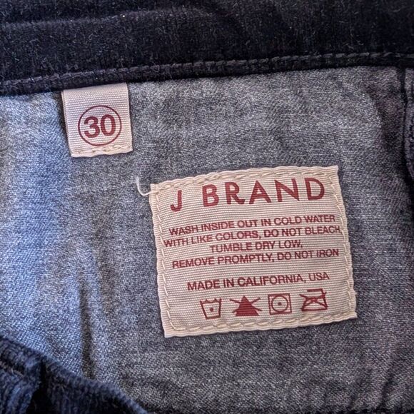 J Brand Black Super Skinny Micro Corduroy Pants - Picture 7 of 9